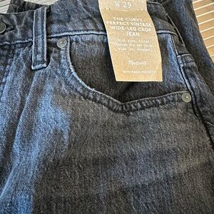 Madewell Curvy Perfect Vintage Wide Crop in Robles Wash